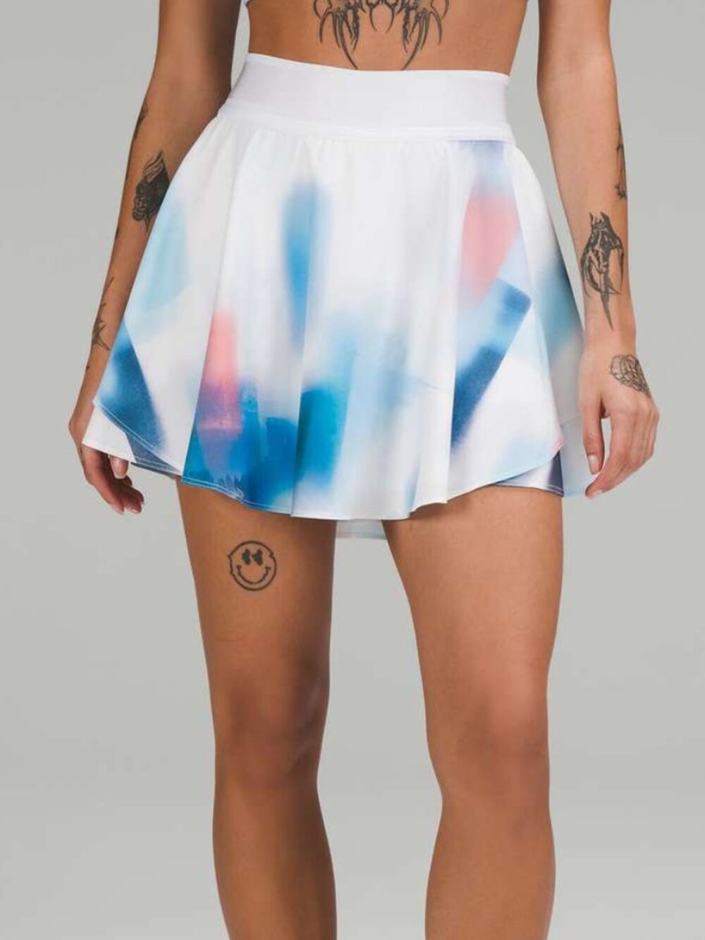 Lululemon Court Rival High-Rise Skirt *Long - 12 Baseline Wash Print Multi